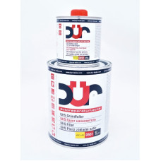 Грунт-наповнювач DUR UHS 5:1 D551 світло-сірий 1л + відп. D222 швидкий 0,2 л