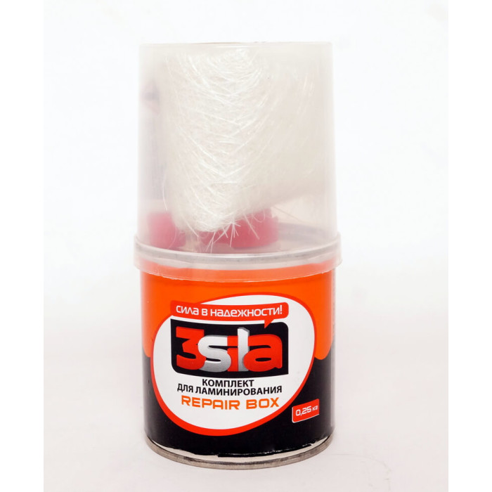 Ремонтний комплект 3Sila для ламінування (смола + тканина) 0,25 кг