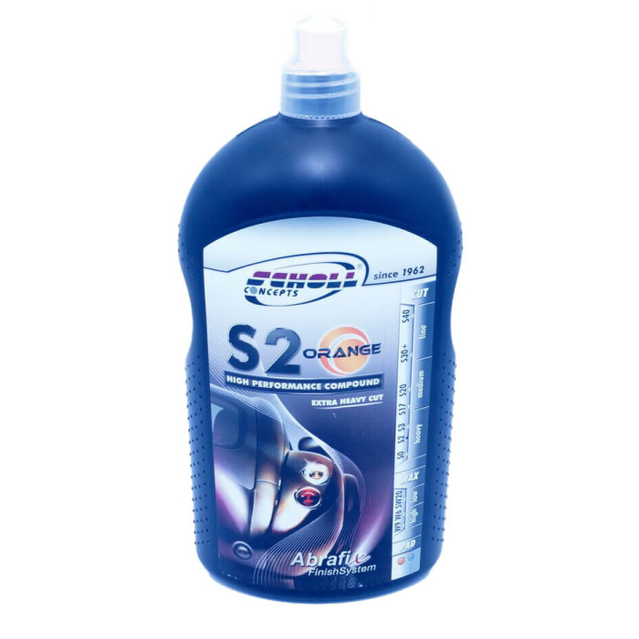 Полірувальна екстраабразивна паста Scholl Concepts S2 Orange Hochleistungspaste 1 кг. (SHL103021R)