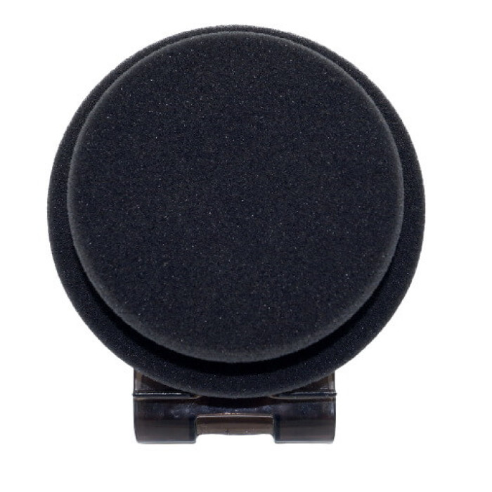 Ручний аплікатор для нанесення захисного покриття SCHOLL Hand Puck Black, м'який 130x50мм, чорний