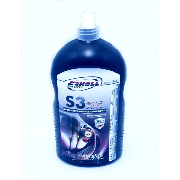 Полірувальна абразивна паста - Scholl Concepts S3 Gold XXL Hochleistungspaste 1 кг. (SHL103041)