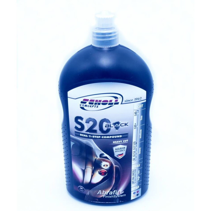 Полірувальна паста однокрокова Scholl Concepts S20 Black Real (SHL103191) 1л