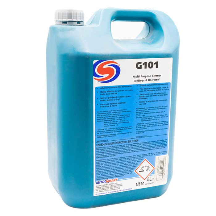 Очисник універсальний (тканина, вініл, шкіра, пластик) G101 5 л. (3:1-5:1)