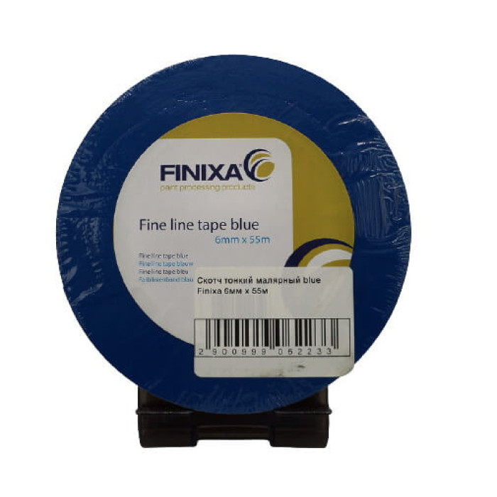 Скотч тонкий малярський blue Finixa 6мм х 55м (арт. FOL 306M)