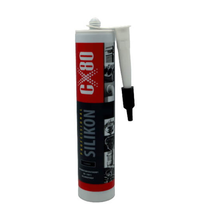 Герметик прокладки CX-80 SILICONE PROFESSIONAL 310 мл (black)-Premium / чорний (310 BK)
