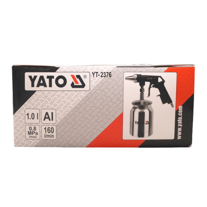 Пневмопістолет піскоструминний YATO YT-2376 з бачком