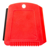 Автомобільний скребок для скла з водозгоном 12х12см INTERTOOL AT-0101