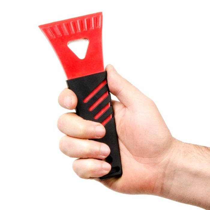 Автомобільний скребок для скла 17х7см INTERTOOL AT-0102