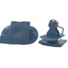 Клипса с двумя шляпками верхняя прямоугольная (арт. 7932)