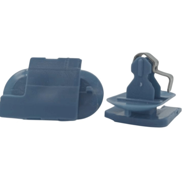 Клипса с двумя шляпками верхняя прямоугольная (арт. 7932)