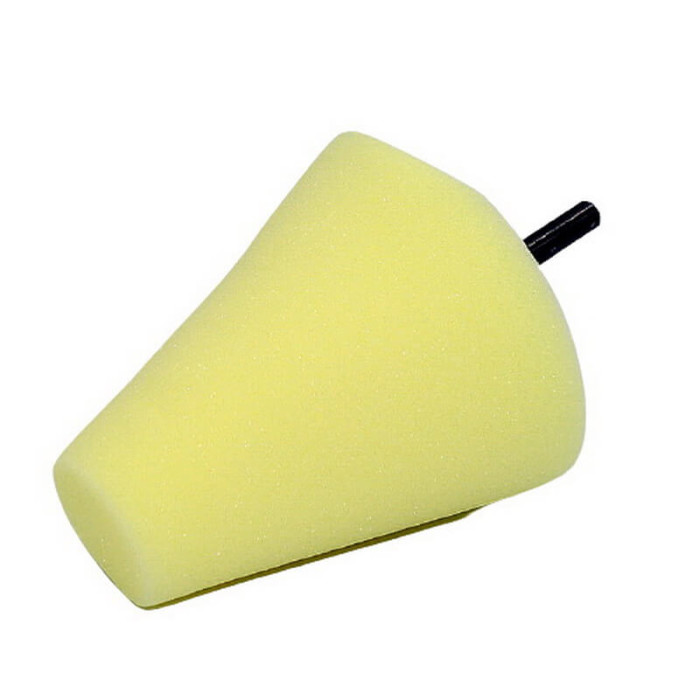 Коло полірувальне для колісних дисків, конусне, жовте.