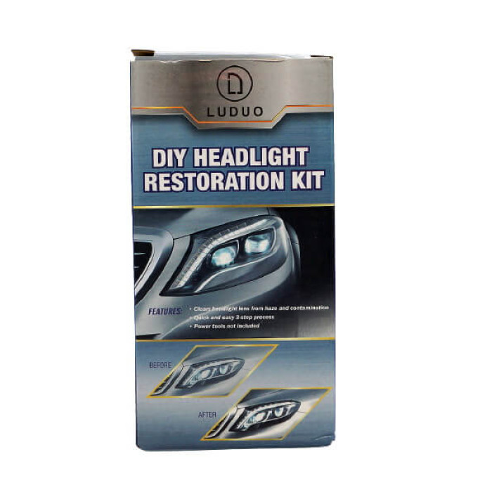 Набір для полірування фар LUDUO (системи очищення фар, догляд за автомобілем, відбілювач для відновлення та ремонту)
