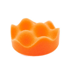 Коло полірувальне на липучці D80мм Помаранчевий - жорсткий профільний