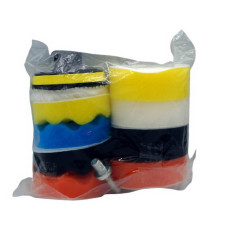 Набір полірувальних губок з платформою та адаптером d80мм