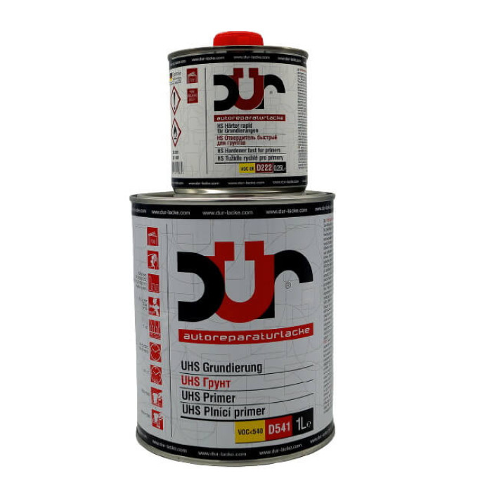 Грунт акриловий UHS DUR 4+1 (1л) D541 сірий + відп. D222 (0,25 л)