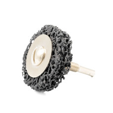 Коло зачистне волокнисте з перехідником (фіолетовий, чорний) 50мм.