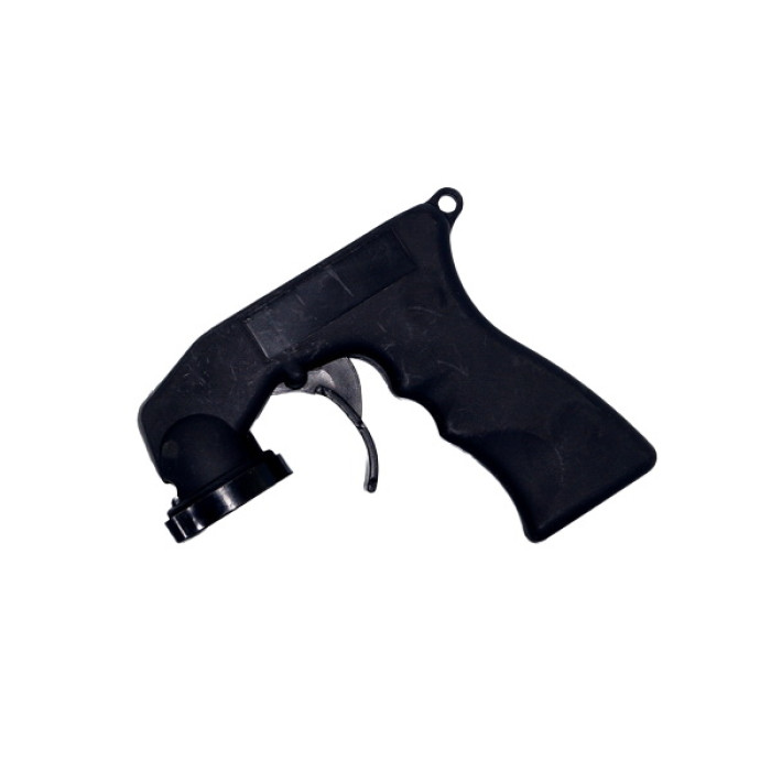 Адаптер для аерозольних балончиків з ручним механізмом Пістолет із розпилювачем для захоплення тригера Alloet 15*11 см Чорний