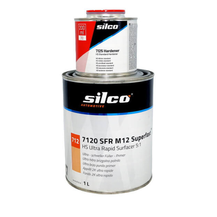 Грунт надшвидкий Silco HS 7120 M12 SFR, що наповнює, 1л + відп. 0,2л