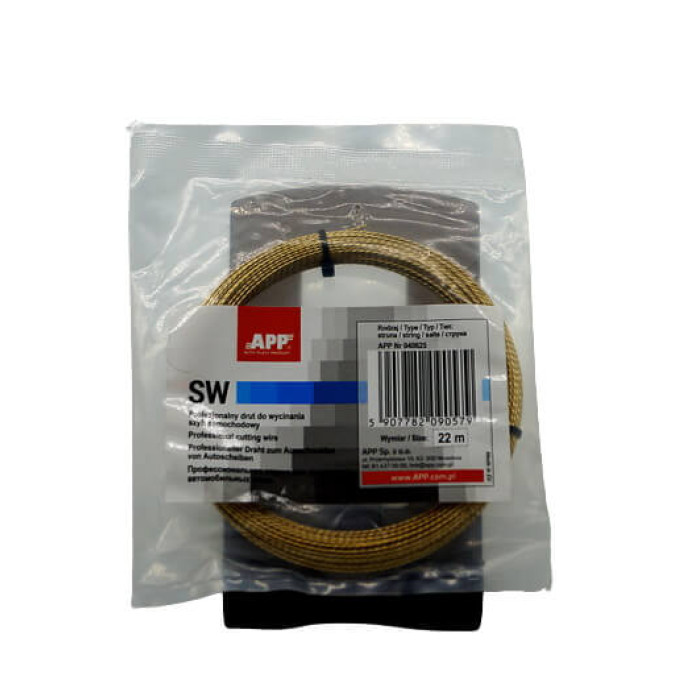 Струна (дріт) для вирізки скла APP 040625 22м (ціна за 1 м)