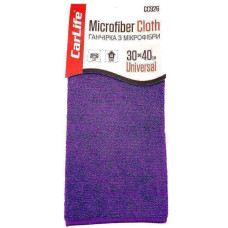 Ганчірка з мікрофібри для дзеркал і скла 30х40 см. CarLife