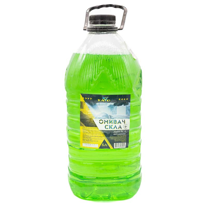 Омивач скла літній 5л YAVO (зелений Яблуко)