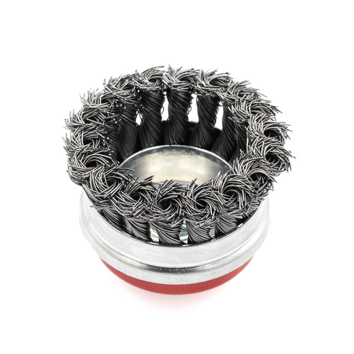 Щітка торцева посилена пучки витого дроту 65мм, М14х2 ALLOID WB-2065U