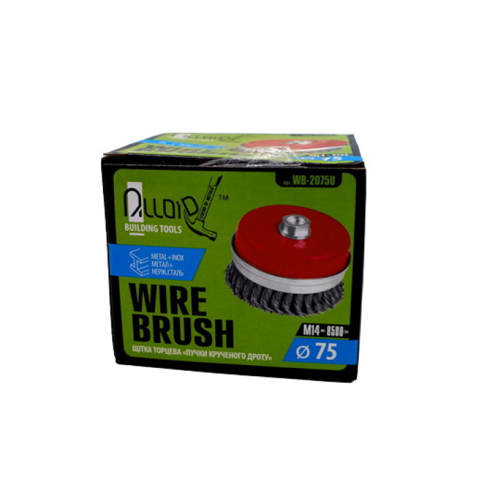 Щітка торцева 75 мм М14х2 Alloid WB-2075U