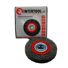 Щітка кільцева 150х32 мм (кручений дріт) INTERTOOL BT-6150