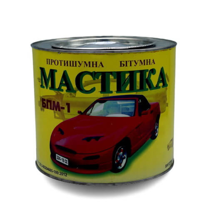 Мастика антикорозійна протишумна Автозахист БПМ-1, 2 кг