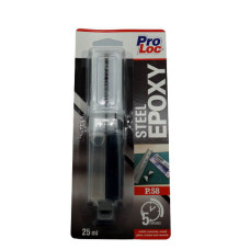 Клей епоксидний двокомпонентний ProLoc 5хв. 25гр (металевий)