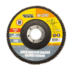 Коло пелюсткове Торцеве Master tool 08-3203 метал вигнутий 125мм*Р36