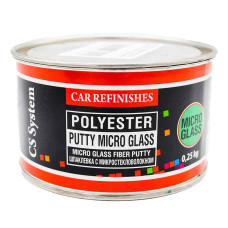 Шпаклівка зі скловолокном 0,25 кг CS System Micro Glass м'яка (3мм)