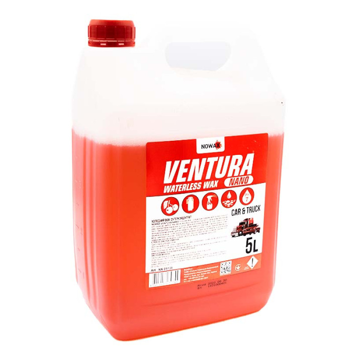Віск холодний суперконцентрат Nowax NX05138 Ventura Nano Waterless Wax 5 літрів (ціна за 1 літр)