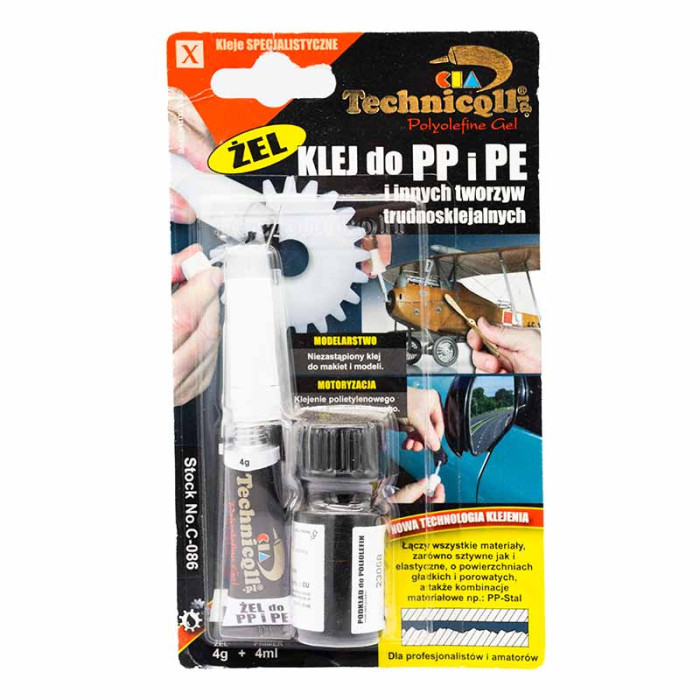 Клей Technicqll для пластику РР, РЕ, РТFE 4г (арт. C-086)