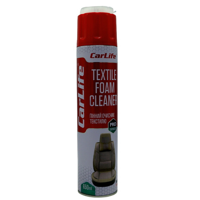 Очисник салону Carlife Textile Foam Cleaner 650 мл CF651