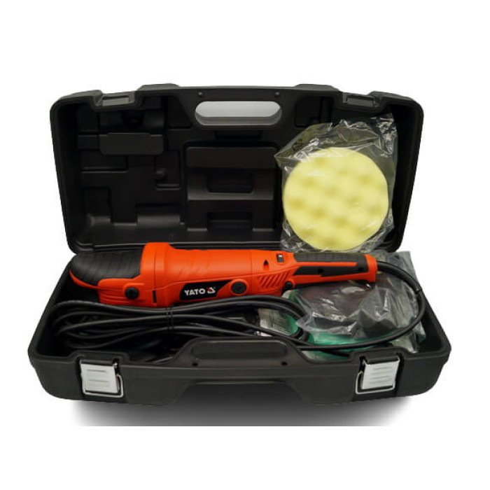 Полірувальна ексцентрикова машина, 720 Вт, 2100–5000 об/хв, YATO YT-82200