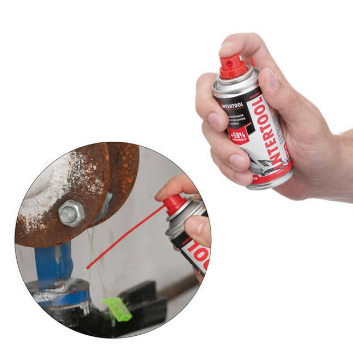 Мастило проникаюче універсальне, аерозоль 100 мл INTERTOOL FS-4010