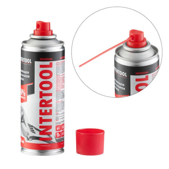 Мастило проникаюче універсальне, аерозоль 200 мл INTERTOOL FS-4020