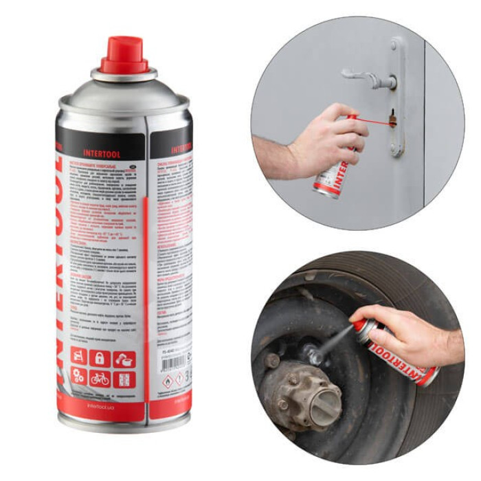 Мастило проникаюче універсальне, аерозоль 400 мл INTERTOOL FS-4040