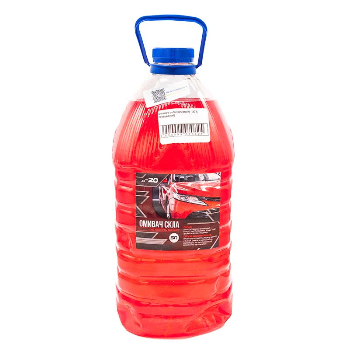 Омивач скла зимовий 5л -20 ° С (червоний)