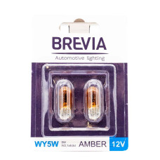 Лампа Automotive lighting 12V (бесцок.) WY5W 