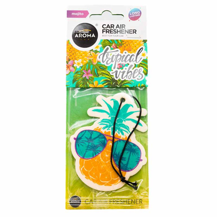 Ароматизатор Аромат Авто Целюлоза ФРУКТИ - Ананас Мохіто