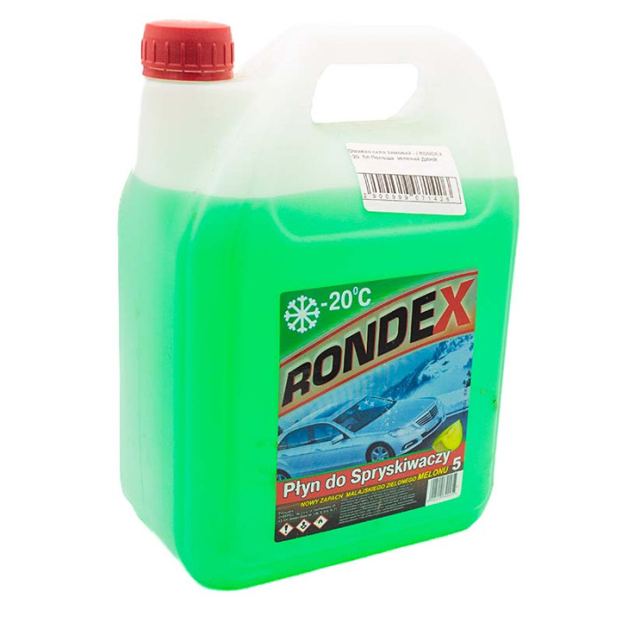 Омивач скла зимовий RONDEX -20 5л зелений