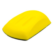 Ручний шліфувальний блок жовтий 85х85х145 на липучці 150мм (арт. 8585145)
