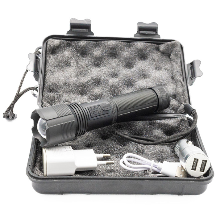 Ліхтар 4-ядерний з алюмінієвого сплаву (у комплекті USB)