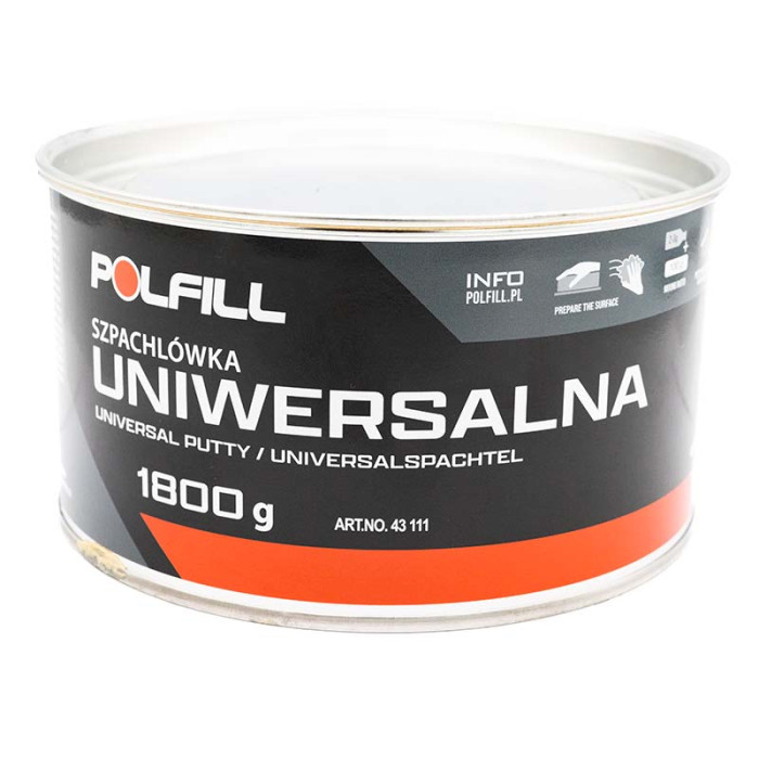 Шпаклівка універсальна автомобільна Polfil 1,8 кг
