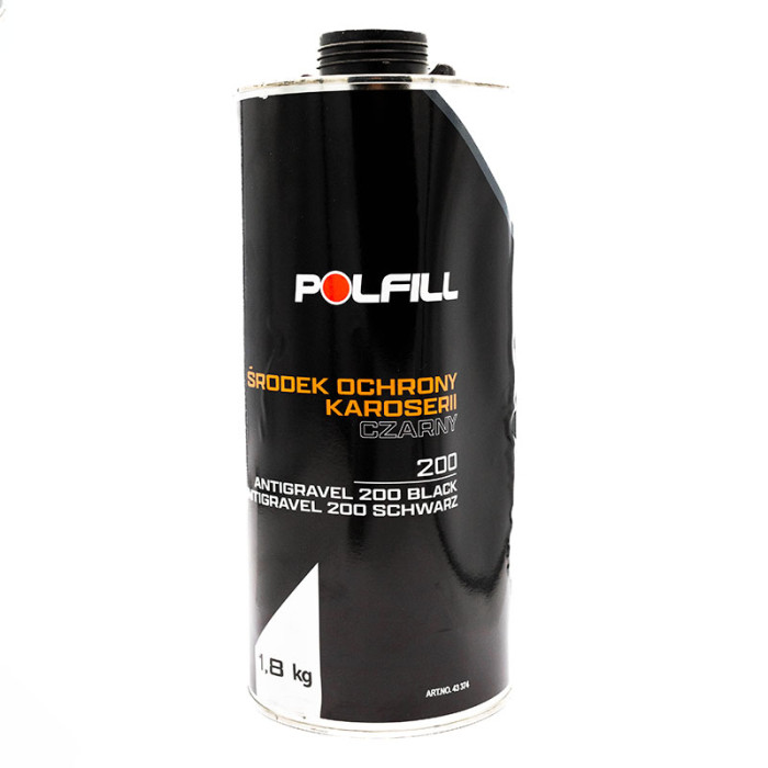 Антигравійне покриття у банку Polfill 200 1,8 кг чорний