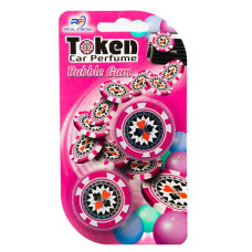 Ароматизатор Real Fresh Token Bubble Gum (жуйка) кліпси на дефлектор