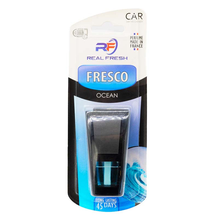 Ароматизатор Real Fresh Ocean (океан) 8мл динамік з флаконом на дефлектор