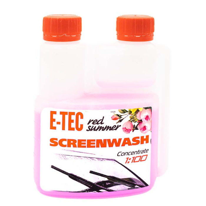 Очищувач скла літній концентрат 250 мл E-TEC Red Summer